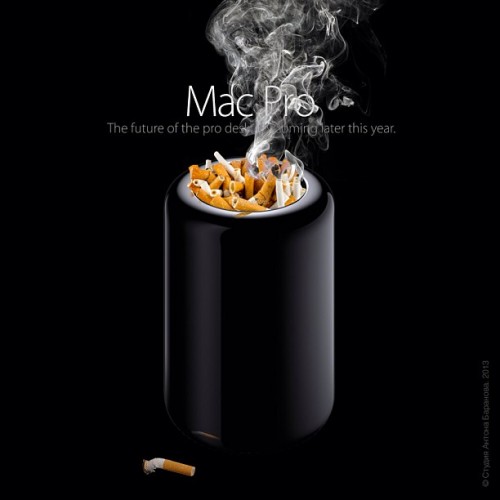 Mac Pro 2013 пепельница